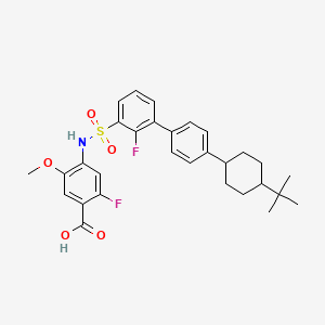 molecular formula C30H33F2NO5S B12386324 Hsd17B13-IN-47 