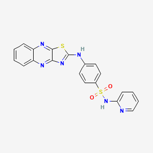 molecular formula C20H14N6O2S2 B12386332 Vegfr-2-IN-33 