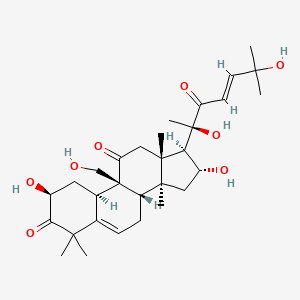 molecular formula C30H44O8 B12386341 25-deacetylcucurbitacin A 