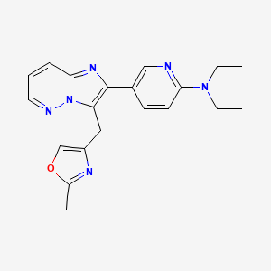 molecular formula C20H22N6O B12386379 c-Myc inhibitor 11 