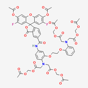 molecular formula C59H53F2N3O26 B12386396 Oregon-BAPTA Green 1AM 