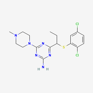 molecular formula C17H22Cl2N6S B12386430 5-HT6 agonist 1 