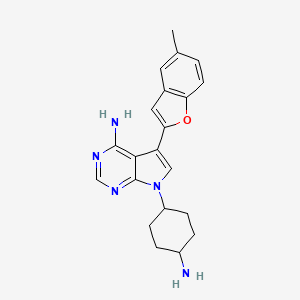 molecular formula C21H23N5O B12386440 PIKfyve-IN-3 