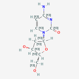 molecular formula C9H13N3O4 B12386442 2'-Deoxycytidine-13C9 