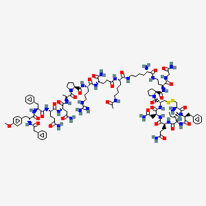 molecular formula C110H161N31O27S2 B12386462 Invopressin CAS No. 1488411-60-4