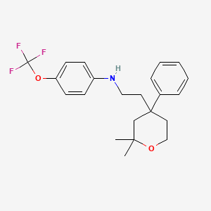 molecular formula C22H26F3NO2 B12386464 Icmt-IN-10 