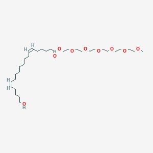 2-[2-[2-[2-[2-(2-methoxyethoxy)ethoxy]ethoxy]ethoxy]ethoxy]ethyl (6Z,15Z)-20-hydroxyicosa-6,15-dienoate