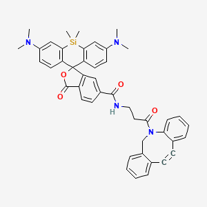 molecular formula C45H42N4O4Si B12386510 SiR-DBCO 