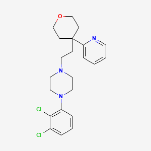 molecular formula C22H27Cl2N3O B12386566 D3R/MOR antagonist 1 