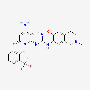 molecular formula C26H25F3N6O2 B12386604 Hpk1-IN-43 