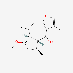 molecular formula C16H20O3 B12386609 Myrrhterpenoid O 