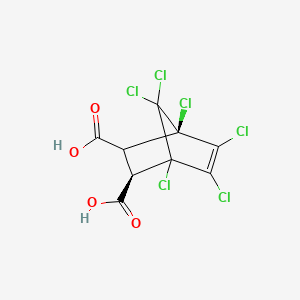 (1R,3R)-1,4,5,6,7,7-hexachlorobicyclo[2.2.1]hept-5-ene-2,3-dicarboxylic acid