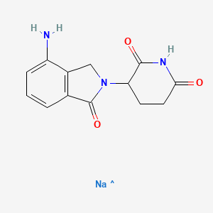 molecular formula C13H13N3NaO3 B12386637 Lenalidomide (sodium) 