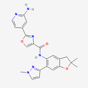 molecular formula C23H22N6O3 B12386653 Irak4-IN-27 