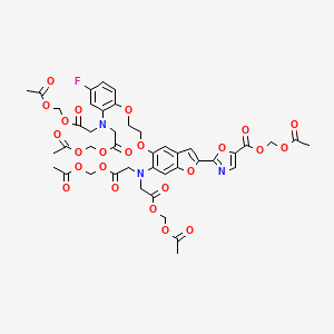 molecular formula C43H44FN3O24 B12386679 Fura-4F AM 