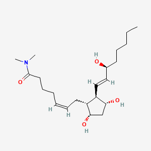 molecular formula C22H39NO4 B1238672 PGF2α 二甲基酰胺 CAS No. 67508-08-1