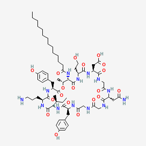 molecular formula C65H99N13O19 B12386726 Paenilagicin 