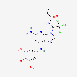 molecular formula C19H22Cl3N7O4 B12386758 Cdc20-IN-1 