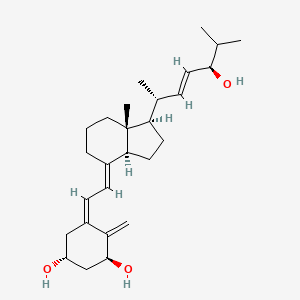 molecular formula C27H42O3 B1238676 (5Z,7E,22E)-(1S,3R,24R)-9,10-seco-5,7,10(19),22-cholestatetraene-1,3,24-triol CAS No. 95270-41-0