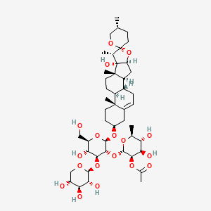 molecular formula C46H72O18 B12386785 Ophiopojaponin A 