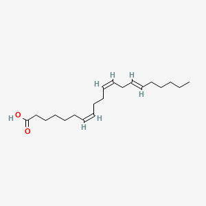 molecular formula C20H34O2 B1238679 7Z,11Z,14E-eicosatrienoic acid CAS No. 81861-75-8