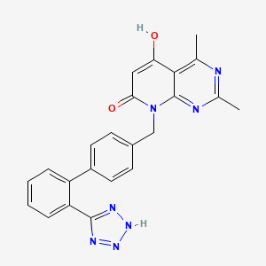 molecular formula C23H19N7O2 B12386791 Enoltasosartan CAS No. 159237-67-9