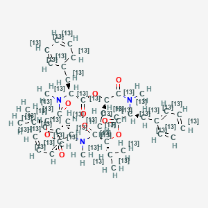 molecular formula C45H57N3O9 B12386820 Beauvericin-13C45 