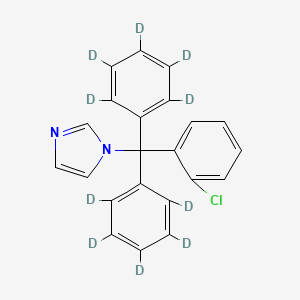 molecular formula C22H17ClN2 B12386833 Clotrimazole-d10 