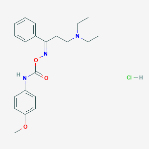 molecular formula C21H28ClN3O3 B1238687 Anidoxime hydrochloride 