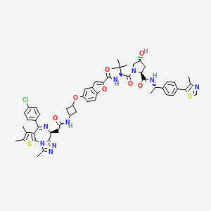 molecular formula C55H58ClN9O7S2 B12386876 PROTAC BRD4 Degrader-20 