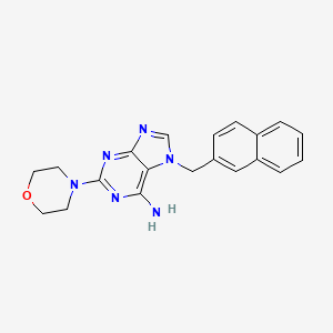 molecular formula C20H20N6O B12386892 DprE1-IN-7 