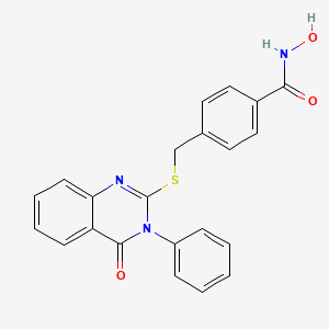 molecular formula C22H17N3O3S B12386898 Hdac6-IN-17 