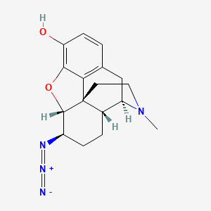 molecular formula C17H20N4O2 B1238691 Azidomorphine CAS No. 22952-87-0