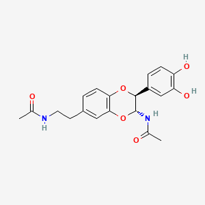 molecular formula C20H22N2O6 B12386921 N-Acetyldopamine dimers B 