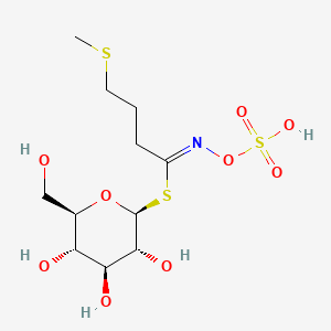 molecular formula C11H21NO9S3 B1238695 3-甲基硫代丙基葡萄糖苷 