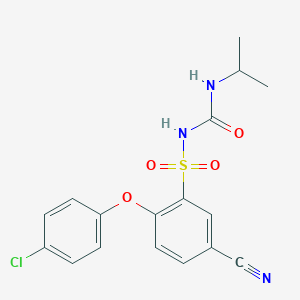 molecular formula C17H16ClN3O4S B12386969 TP receptor antagonist-1 