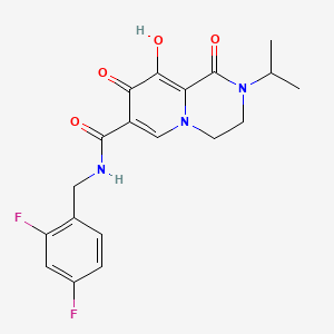 molecular formula C19H19F2N3O4 B12386995 HIV-1 inhibitor-64 