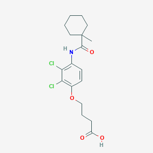 molecular formula C18H23Cl2NO4 B12386996 Fenhexamid-butyric acid 