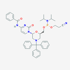 N-Trityl-N4-benzoyl-morpholino-C-5'-O-phosphoramidite