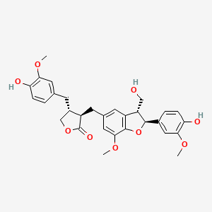 molecular formula C30H32O9 B12387062 Isolappaol A CAS No. 131400-96-9