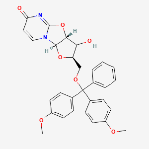 molecular formula C30H28N2O7 B12387069 5'-Protected 2,2'-anhydrouridine 