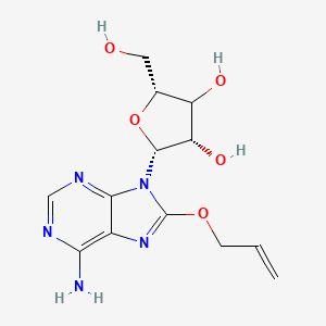 (2R,3S,5R)-2-(6-amino-8-prop-2-enoxypurin-9-yl)-5-(hydroxymethyl)oxolane-3,4-diol