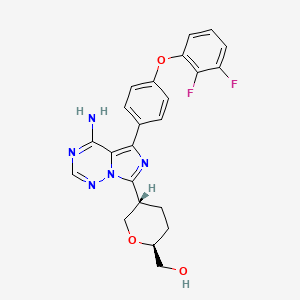 molecular formula C23H21F2N5O3 B12387089 Btk-IN-30 