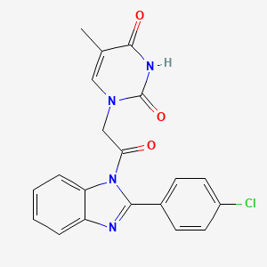 molecular formula C20H15ClN4O3 B12387112 Hiv-IN-9 