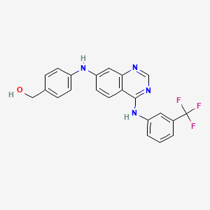 molecular formula C22H17F3N4O B12387122 Egfr-IN-83 