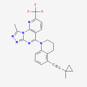 molecular formula C25H21F3N6 B12387129 Dgk|A-IN-6 