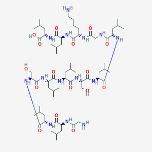 molecular formula C64H118N14O16 B12387175 DFTamP1 