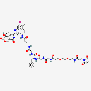 molecular formula C57H65FN10O15 B12387205 Mal-PEG2-Gly-Gly-Phe-Gly-Exatecan 