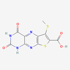 molecular formula C10H6N4O4S2 B12387211 Hirudonucleodisulfide A 