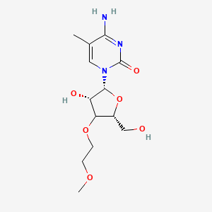 4-amino-1-[(2R,3S,5R)-3-hydroxy-5-(hydroxymethyl)-4-(2-methoxyethoxy)oxolan-2-yl]-5-methylpyrimidin-2-one